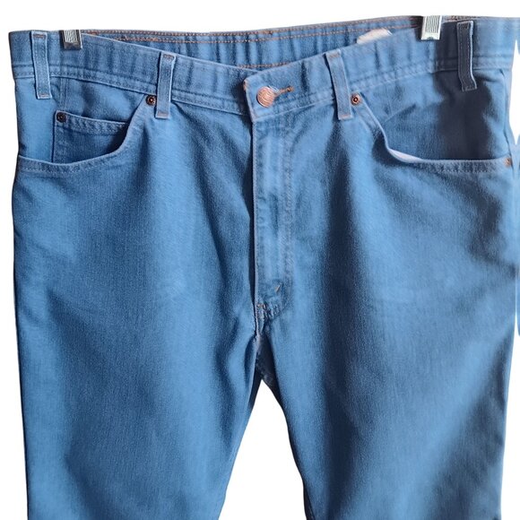 Vintage 80's Mens Levi's Bootcut Jeans 36x29 Soft Denim Embroidered Pocket USA - Picture 4 of 13